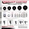Service Caster 3 Inch Phenolic Wheel Swivel 58 Inch Threaded Stem Caster Set 2 Brakes SCC SCC-TS20S314-PHR-58212-2-PLB-2 - alternate 4